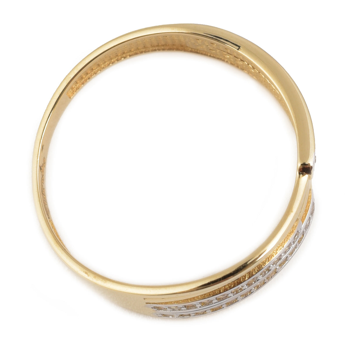Anillo Ondas con zirconias