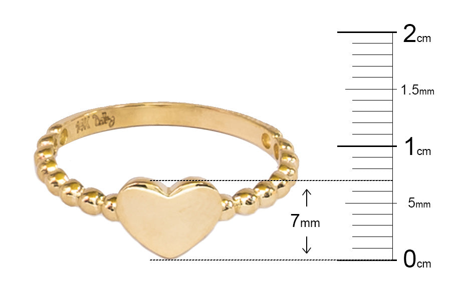 Anillo con Corazón italiano