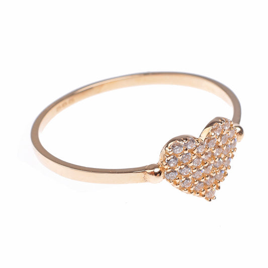 Anillo Corazón con Zirconia