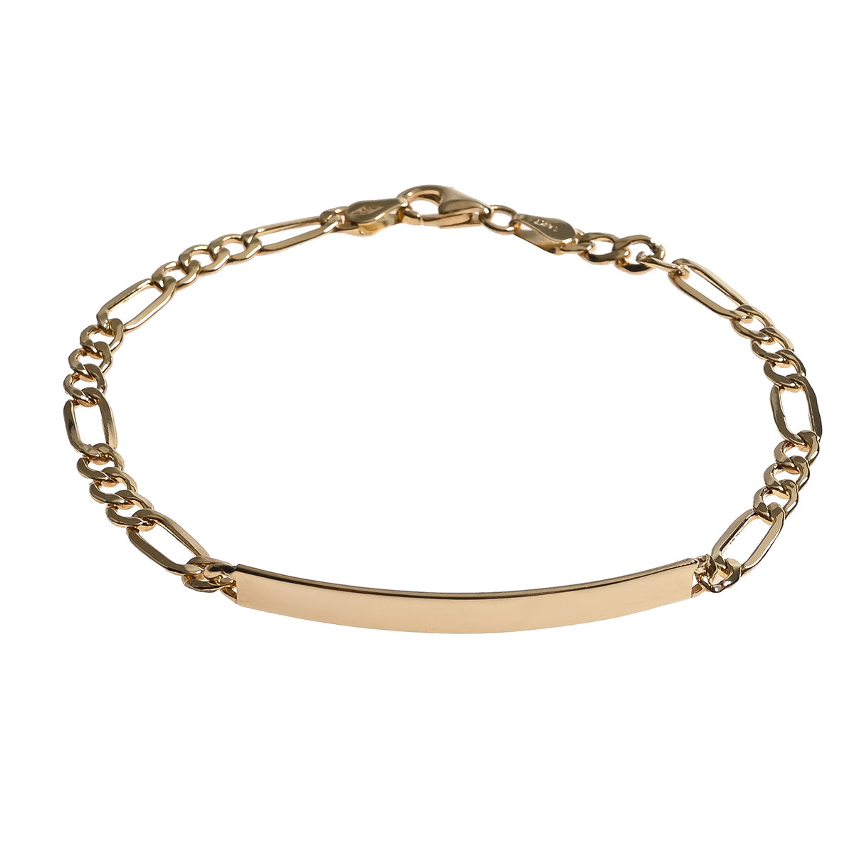 Esclava con placa tejido cartier 3x1