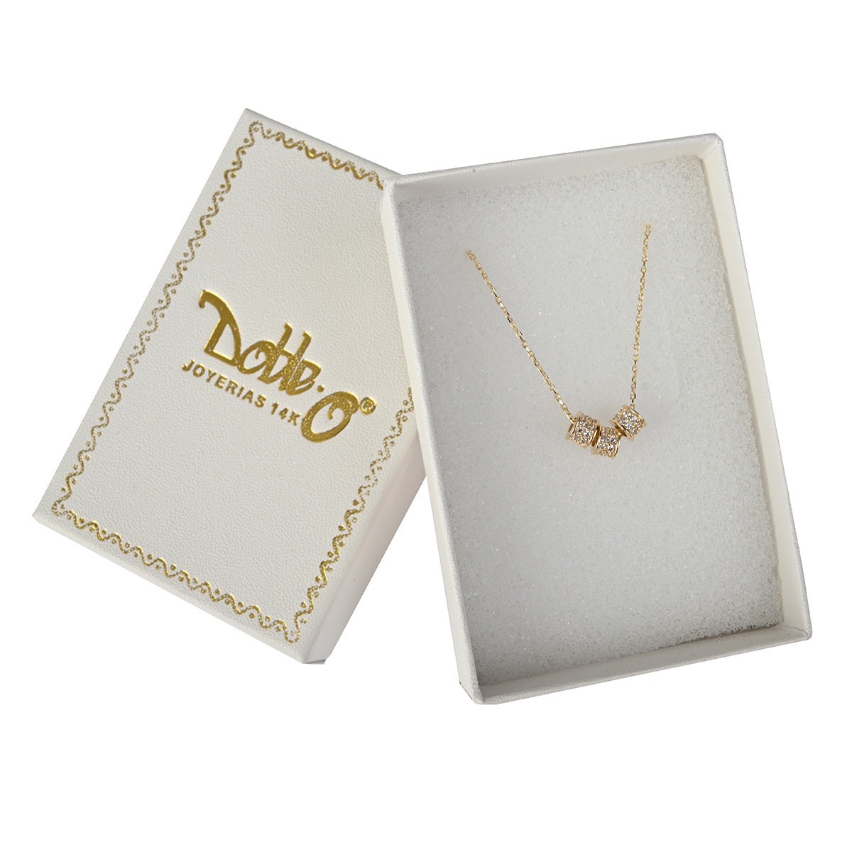 Gargantilla Aros de la Felicidad oro 14K