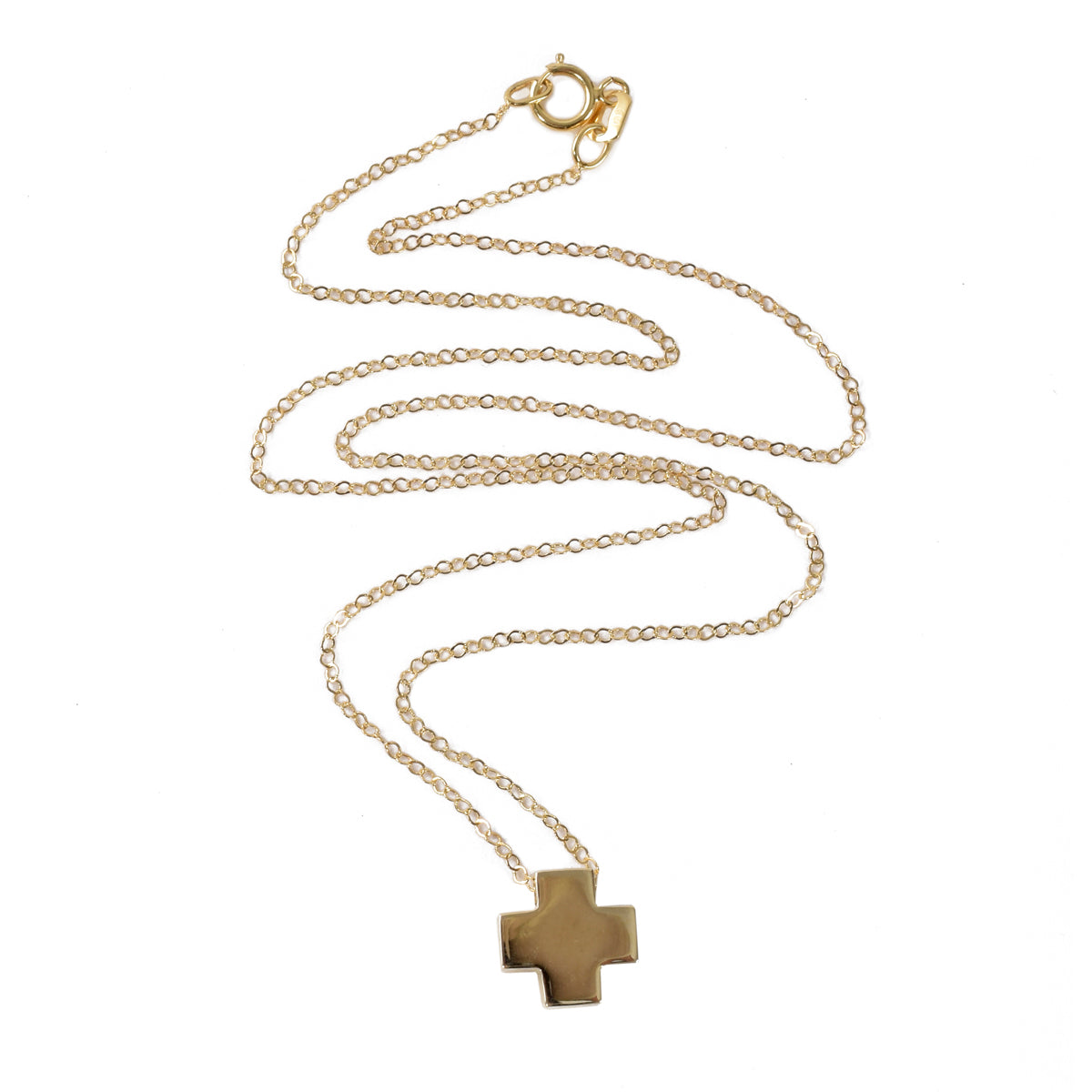 Dije Cruz Suiza oro 14K