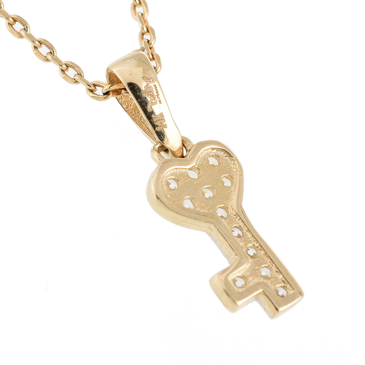 Gargantilla llave del Amor oro 14K