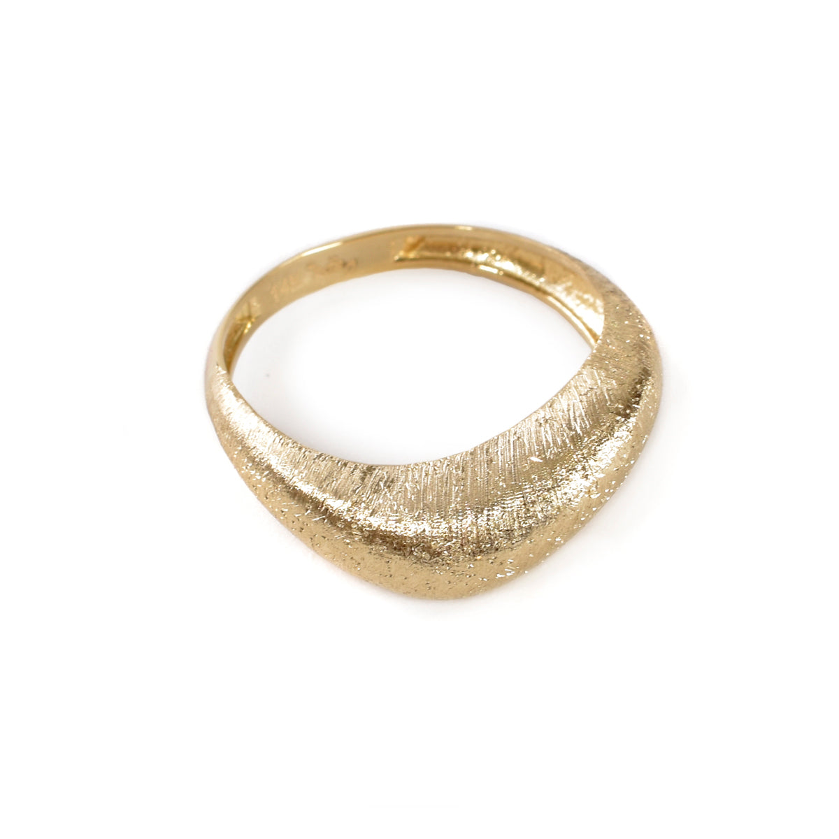 Anillo Ondas Facetado