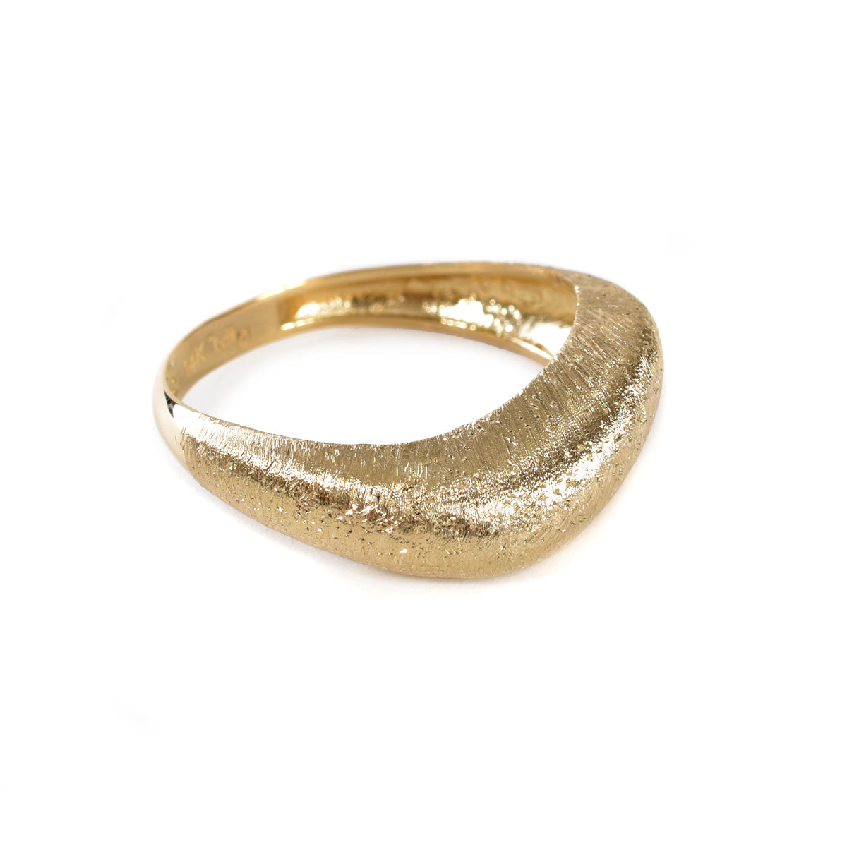 Anillo Ondas Facetado