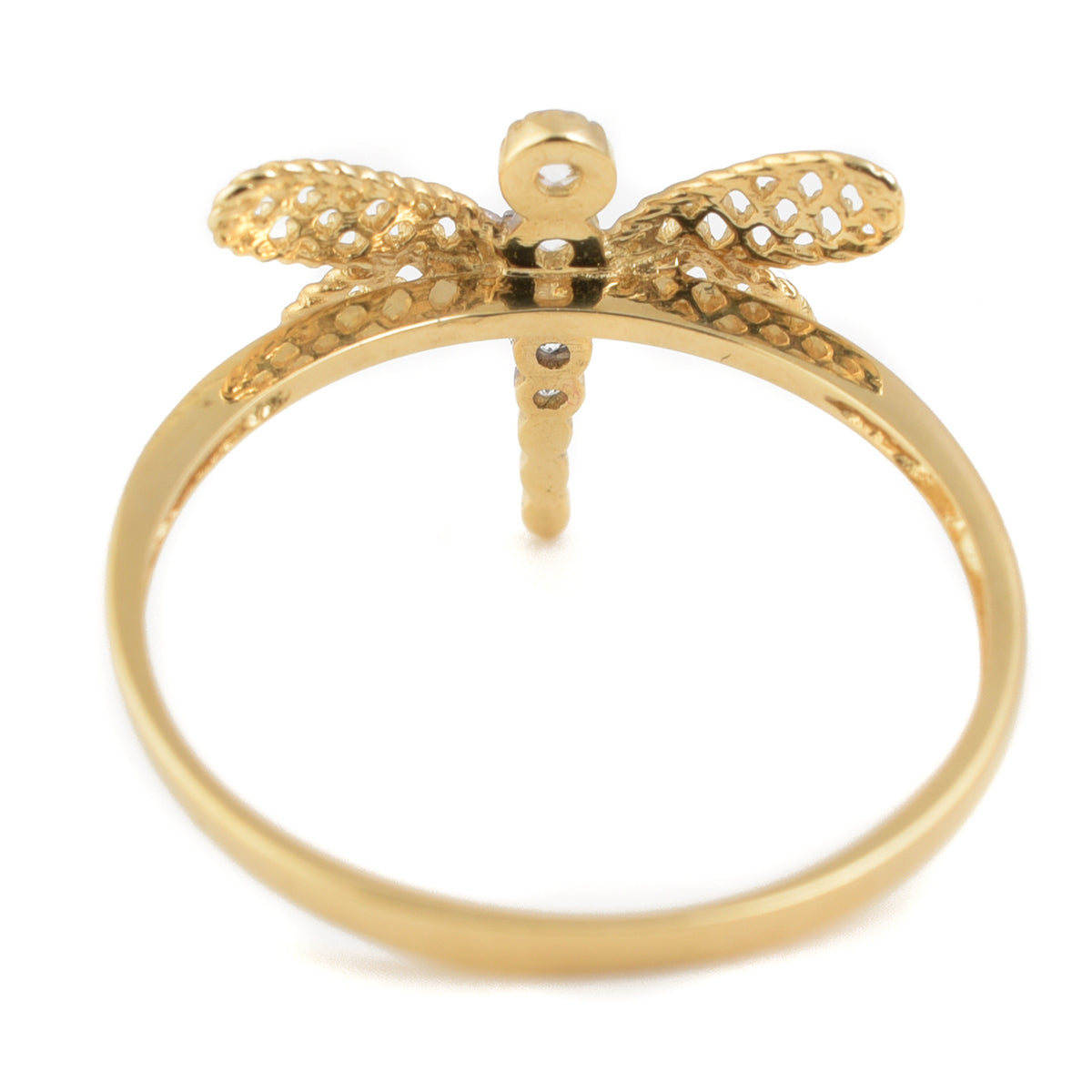 Anillo Libélula de Aire oro 14K