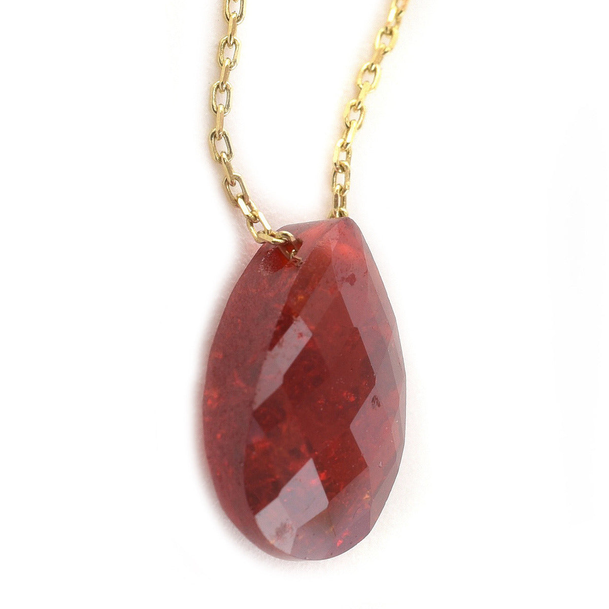 Gargantilla Cuarzo con cadena oro italiano 14K
