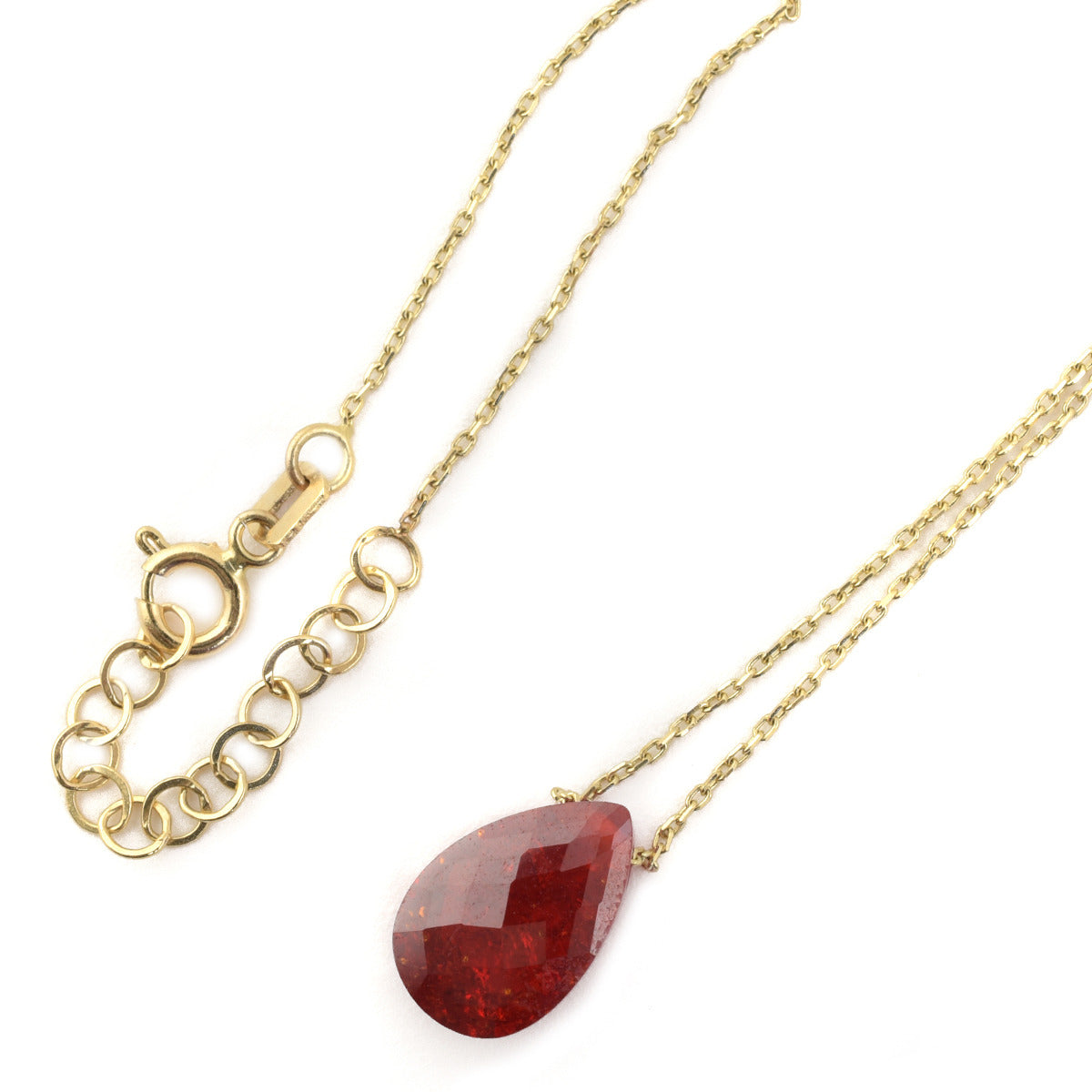 Gargantilla Cuarzo con cadena oro italiano 14K