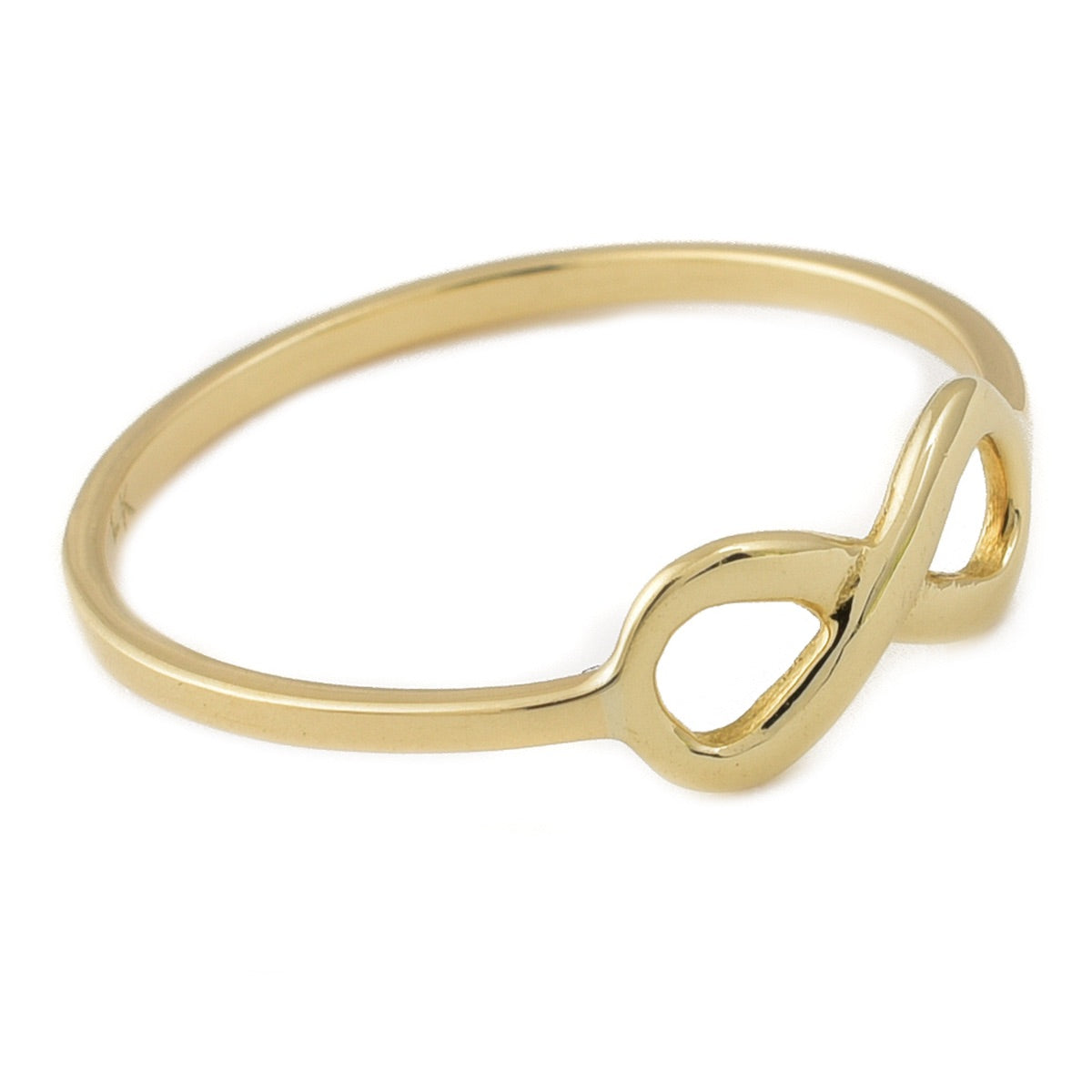 Anillo infinito oro 14K