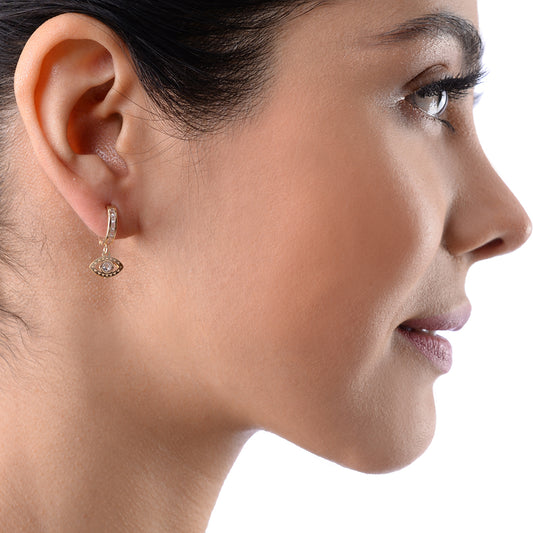 Huggies Ojo Turco oro 14K