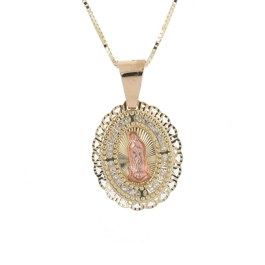 Medalla Ovalada mini oro 14K