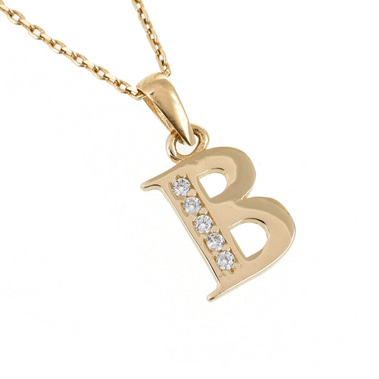 Gargantilla Abecedario oro 14K
