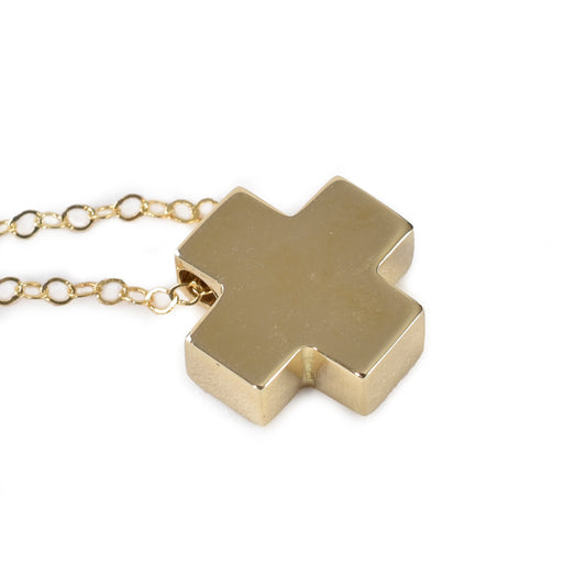 Dije Cruz Suiza oro 14K