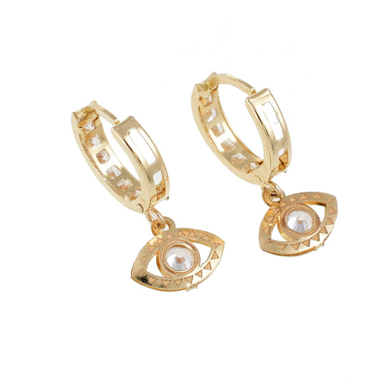 Huggies Ojo Turco oro 14K