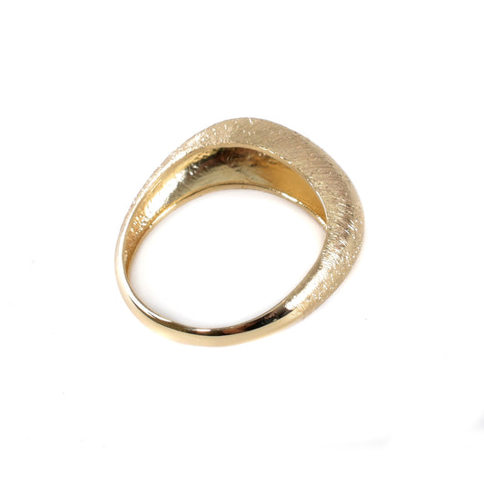 Anillo Ondas Facetado