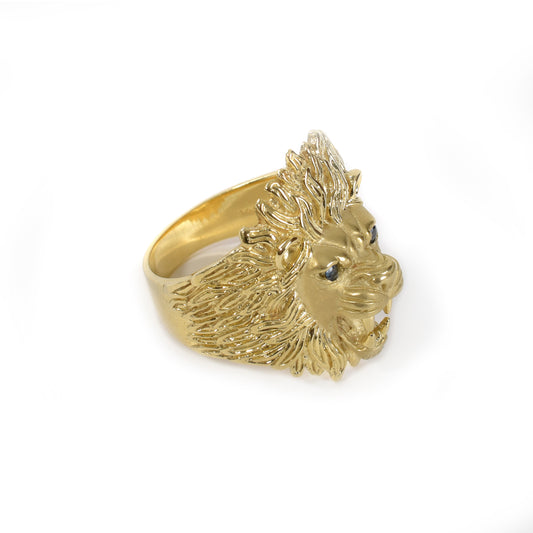Anillo cabeza de León