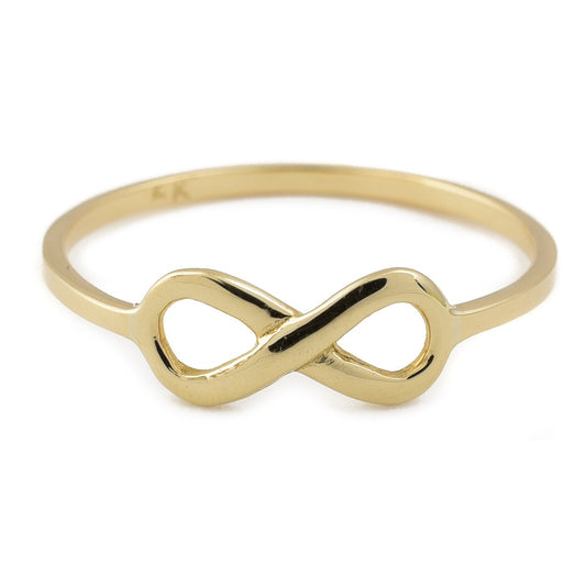 Anillo infinito oro 14K