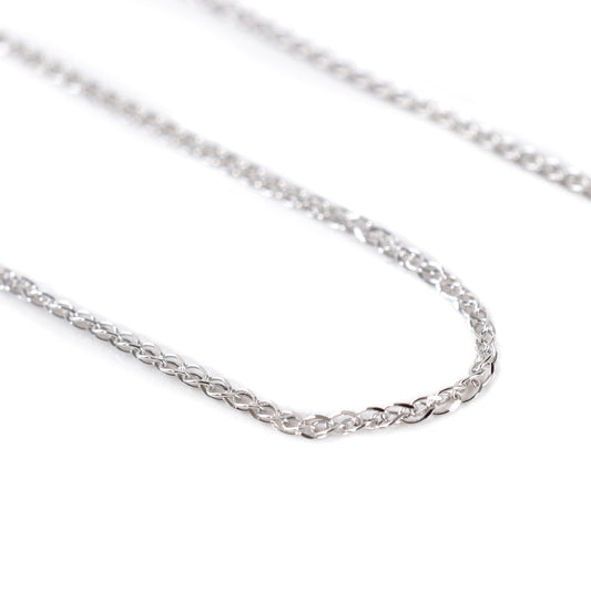 Cadena one size oro blanco