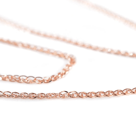 Cadena one size oro rosa